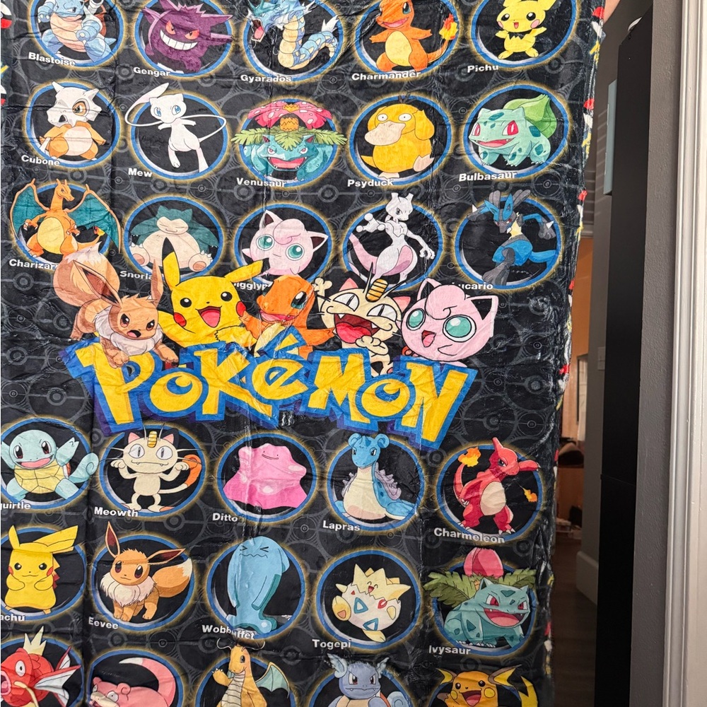 ✨ NEW Pokémon Character Plush Throw Blanket – Super Soft – Collector Design ✨